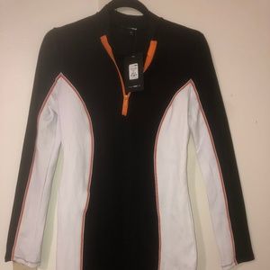 Long sleeve fitted dress